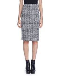 Alexander McQueen Lightweight Tweed Pencil Skirt  at Neiman Marcus